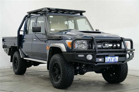 SOLD 2023 Toyota Landcruiser GXL Double Cab in Blue | Used Ute | Victoria Park WA