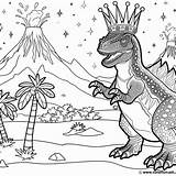 Dinosaur king coloring Page Download Or Print For Free sketch template