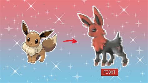 New Pokemon Evolutions Fan Made 2021 | Fighting Type Eevee Evolution | Drawing Timelapse - YouTube