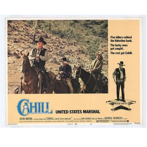 Cahill U.S. Marshal - movie POSTER (Style H) (11" x 14") (1973) - Walmart.com - Walmart.com