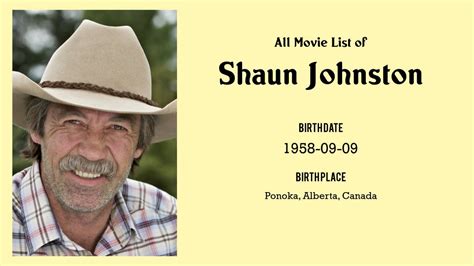 Shaun Johnston Movies list Shaun Johnston| Filmography of Shaun Johnston - YouTube