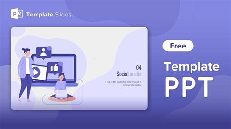 Free Template Presentasi Powerpoint Creative Agency Youtube - Riset