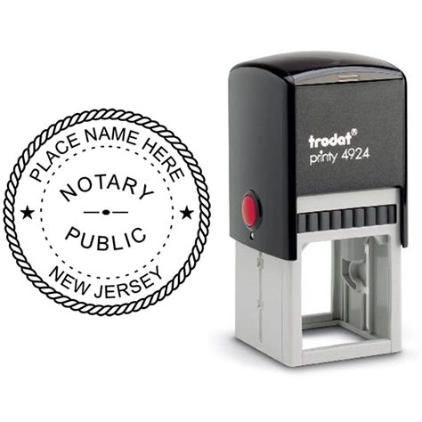 New Jersey Official Embosser Notary Seal - Simply Stamps