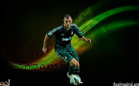 8 Productions: Karim Benzema Real Madrid green jersey