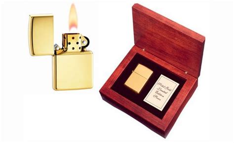 The 18 Karat Solid Gold Zippo Lighter | The Rich Times