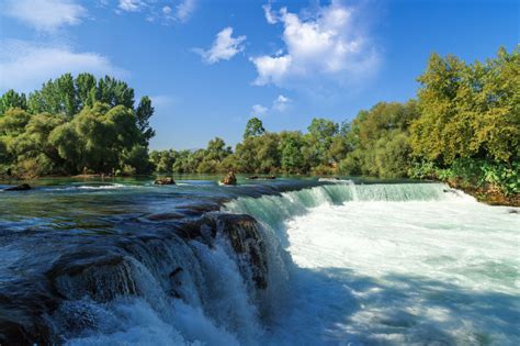 Manavgat Waterfall in Antalya, Turkey jigsaw puzzle in Waterfalls ...