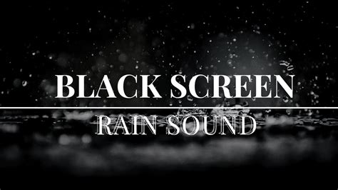 Rain Sound to Sleep and Relax 🌧 10 HOURS 🌧 Black Screen - YouTube