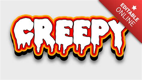 Scary Text Effect | Font Generator