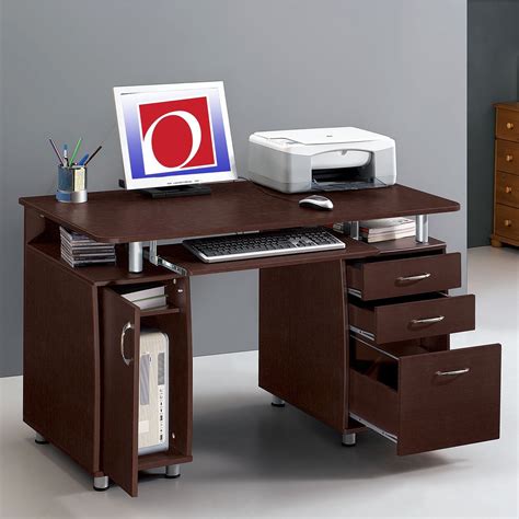 Shop Modern Designs Multifunctional Office Desk with File Cabinet - Free Shipping On Orders Over ...