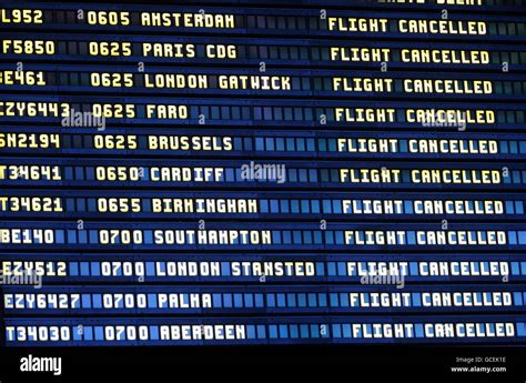 A departures board at Newcastle airport, which officially re-opened at ...