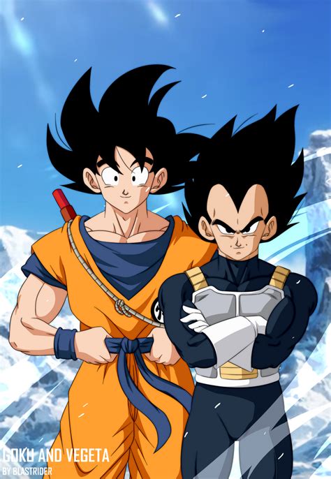 'Dragon Ball Super' Movie Art Imagines a Stunning Goku and Vegeta Team ...