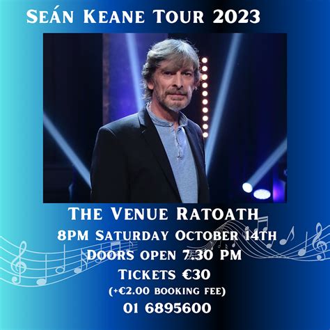 Seán Keane - Tour 2023 - The Venue Ratoath | SeanKeane