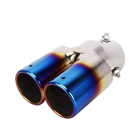 installation Curved Exhaust Pipe Muffler Pipe Stainless Steel Car ...