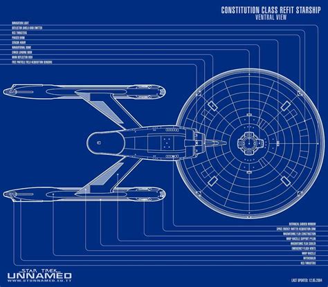 Pin on Star Trek - Constitution-Class (Refit) United Federation of ...