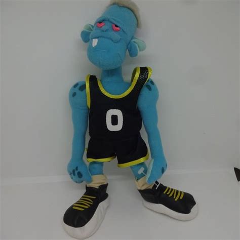 Disney | Toys | Space Jam Monsters Blanko Basketball Player 996 Plush Toy Euc | Poshmark