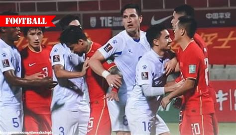 Philippine Azkals Bows To China in 2022 FIFA World Cup-2023 AFC Asian Cup qualifiers | Fastbreak