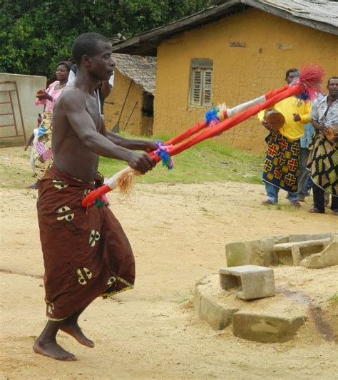 Villagers performing a traditional dance in Cameroon, Africa ...