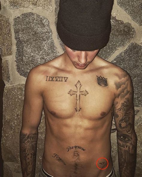 Here's A Brief History Of Justin Bieber's 52 Tattoos