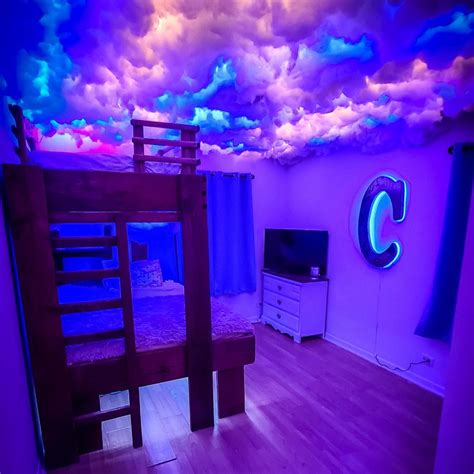 Cloud Ceiling Lighting DIY Kit Lightning Thunder Rain - Etsy