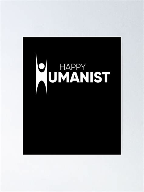 "Happy Humanist Symbol Design" Poster for Sale by gorillamerch | Redbubble