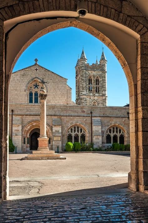 Israel, Jerusalem. Anglican Cathedral of St. George. Stock Image - Image of anglican, yard: 48514387