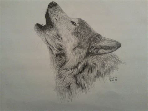 Howling wolf by alme2208.deviantart.com on @deviantART | Drawings ...