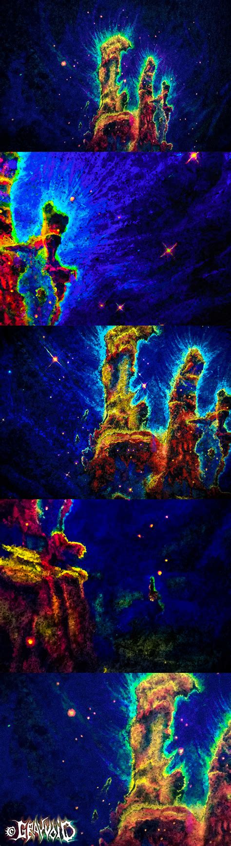 Daedalus System - "The Pillars Of Creation" invisible UV murals.