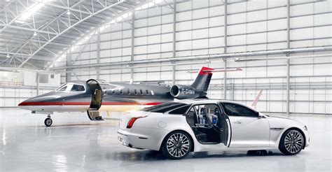 Download Private Jet With Jaguar Wallpaper | Wallpapers.com