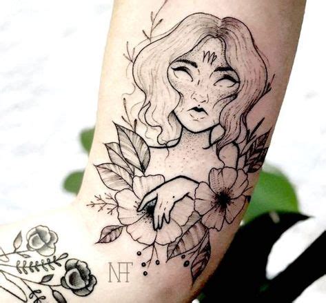 Detailed flower virgo tattoo | Virgo tattoo designs, Horoscope tattoos