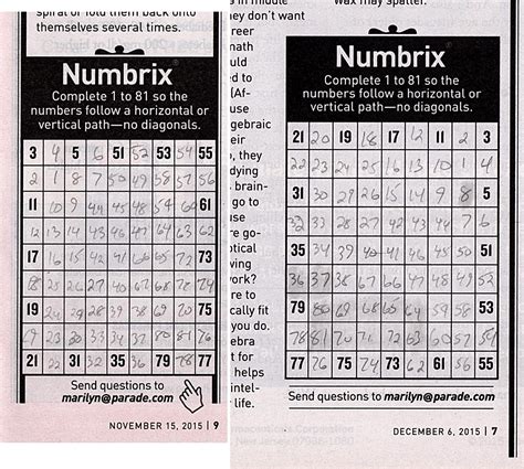 Numbrix | Knossos Games Blog