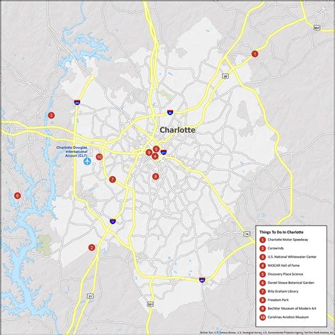 Charlotte Map [North Carolina] - GIS Geography