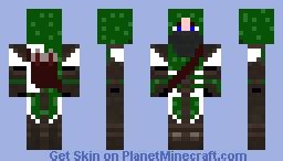 Medieval Green archer Minecraft Skin