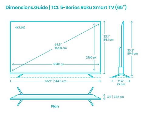 75-Inch TV Dimensions (with Drawings), 44% OFF