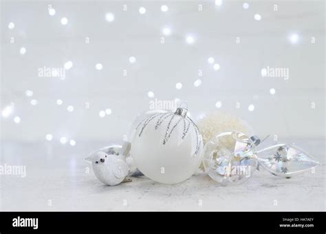 White christmas with snow Stock Photo - Alamy