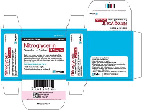 Nitroglycerin Patch Information, Side Effects, Warnings and Recalls