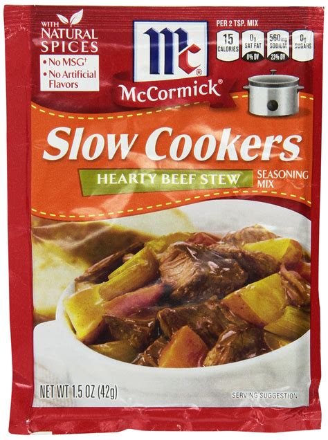 mccormick slow cooker beef stew