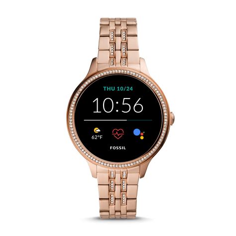 Fossil Gen 5e Smartwatch Rose Gold-tone Stainless Steel in Metallic - Lyst