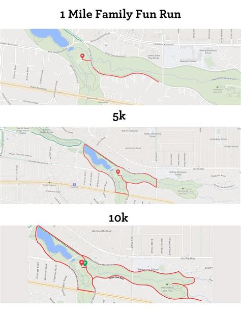 Shaker Lakes Hike & Run: Course Map