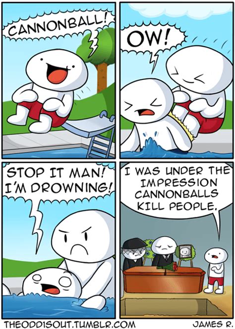 Cannonball! - The Odd 1's Out! | Odd ones out comics, Odd1sout comic, Funny comic strips