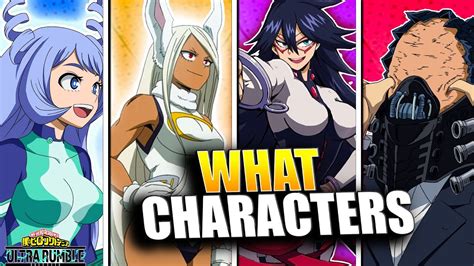 New Characters Coming To My Hero Ultra Rumble! - YouTube