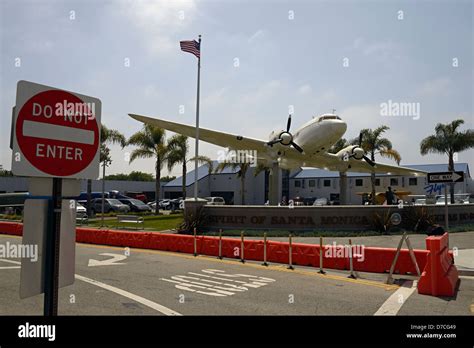 santa monica airport california Stock Photo - Alamy