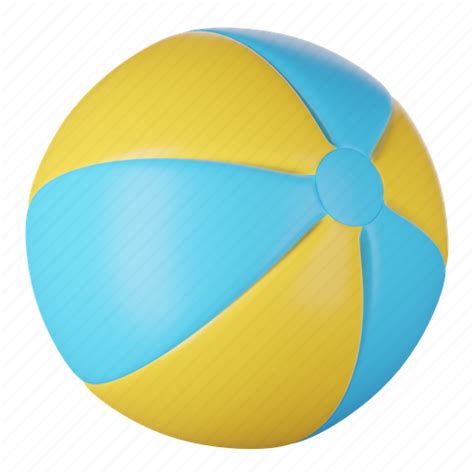 Summer, beach, ball 3D illustration - Download on Iconfinder