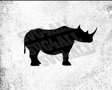 Rhino svg Rhino svg file Rhino clipart Rhino cricut Rhino | Etsy