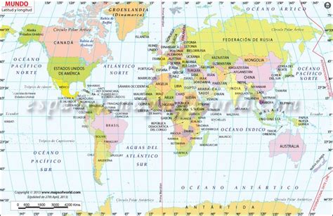 mapa-del-mundo-con-latitud-y-longitud kike World Map Latitude, Latitude And Longitude Lines ...