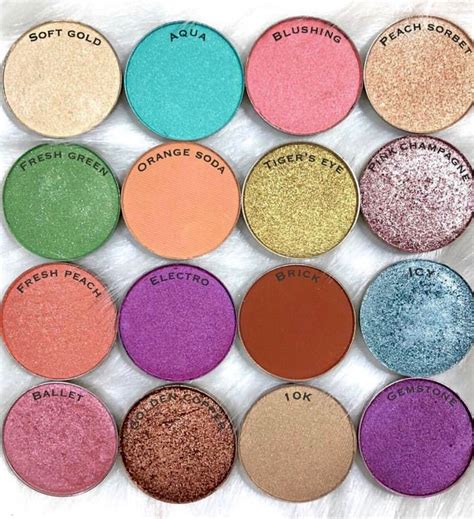 ABH SINGLE EYESHADOWS | Colorful eyeshadow, Single eyeshadow, Custom eyeshadow palette