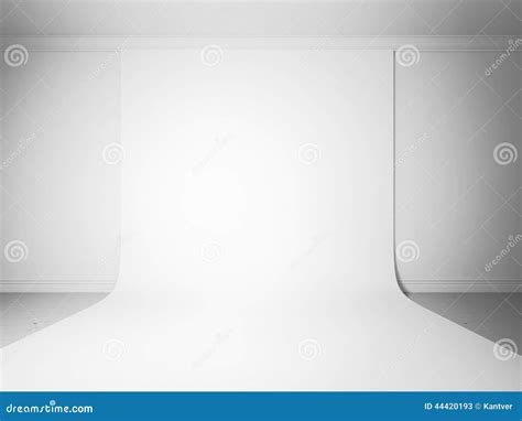 White Studio Background Frontal Stock Photo - Image: 44420193