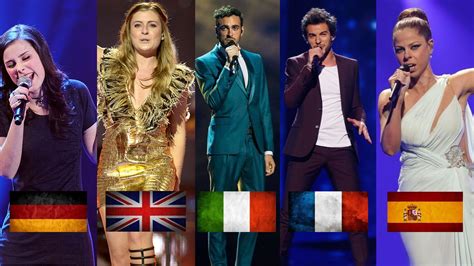 Eurovision BIG FIVE (2010-2016) | My Top 20 - YouTube