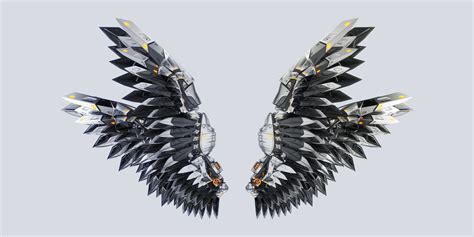 ArtStation - Sci-fi mecha wings image set vol. I | Resources