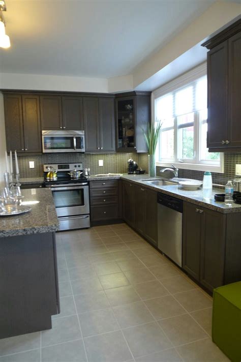 Great example of Rustoleum Cabinet Transformations - beautiful update to oak cabinets. | Kitchen ...