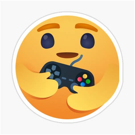 "care emoji with video-game" Sticker by ayyoubdz | Redbubble